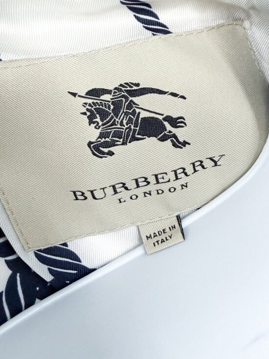 Burberry London Y2K Vintage Bonnie Iridescent Trench Rain Coat Jacket